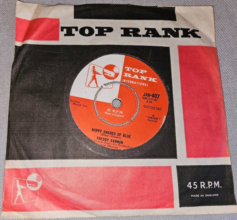 Freddy Cannon - Happy Shades Of Blue (7", 4-p) (Top Rank International)