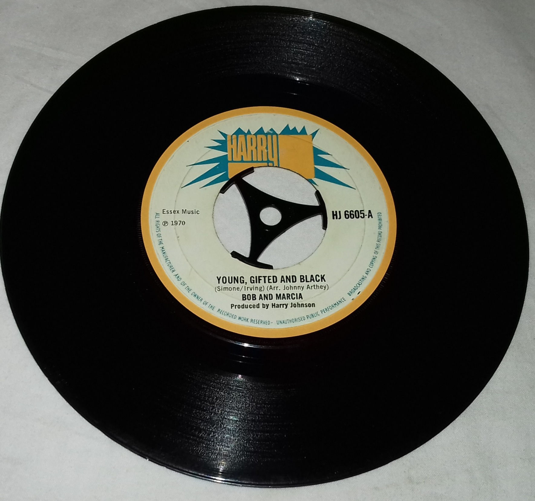 Bob And Marcia* / The Jay Boys - Young, Gifted And Black (7", Single, Lar) (Har