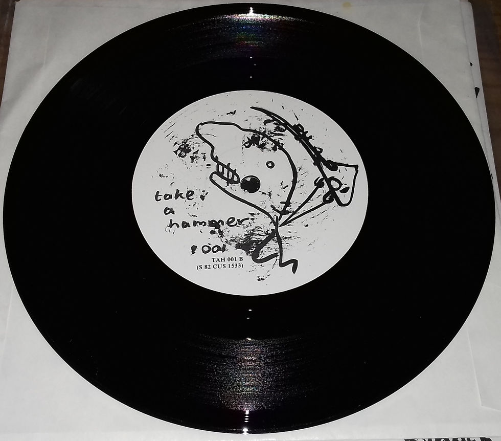 Miniature : Sax Happy - Factory Song (7", Single) (Take A Hammer Records)