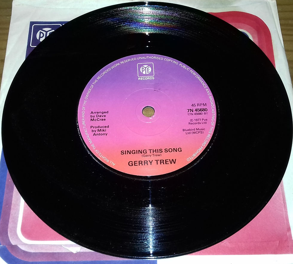 Thumbnail: Gerry Trew - Stand And Deliver (7", Single, Promo) (Pye Records)