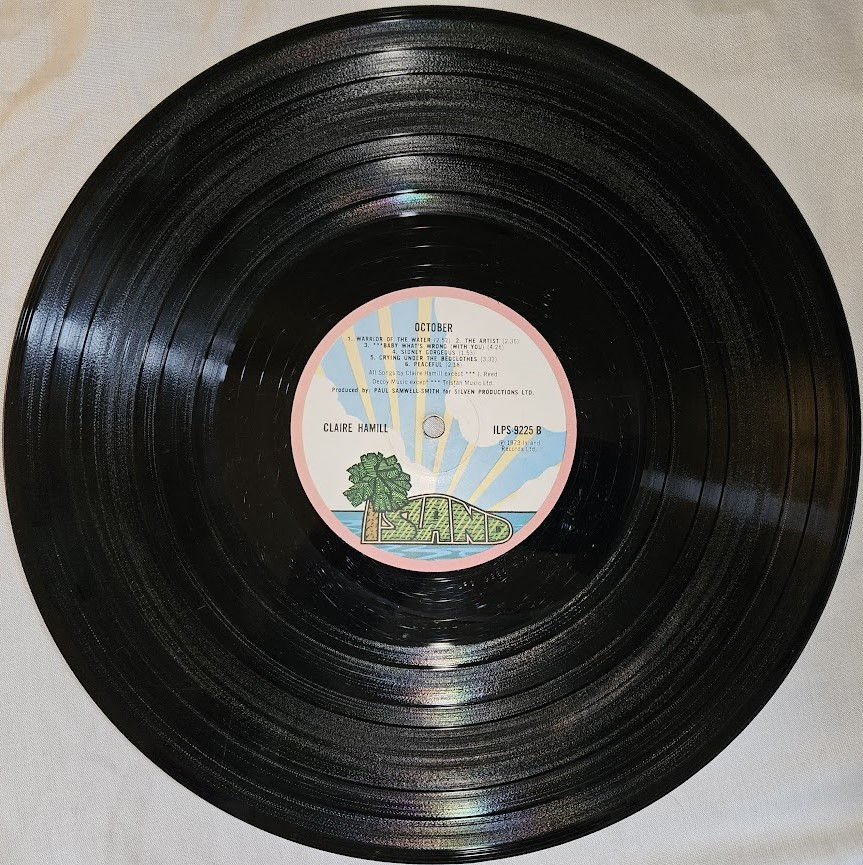 Thumbnail: Claire Hamill - October (LP, Album) (Island Records)