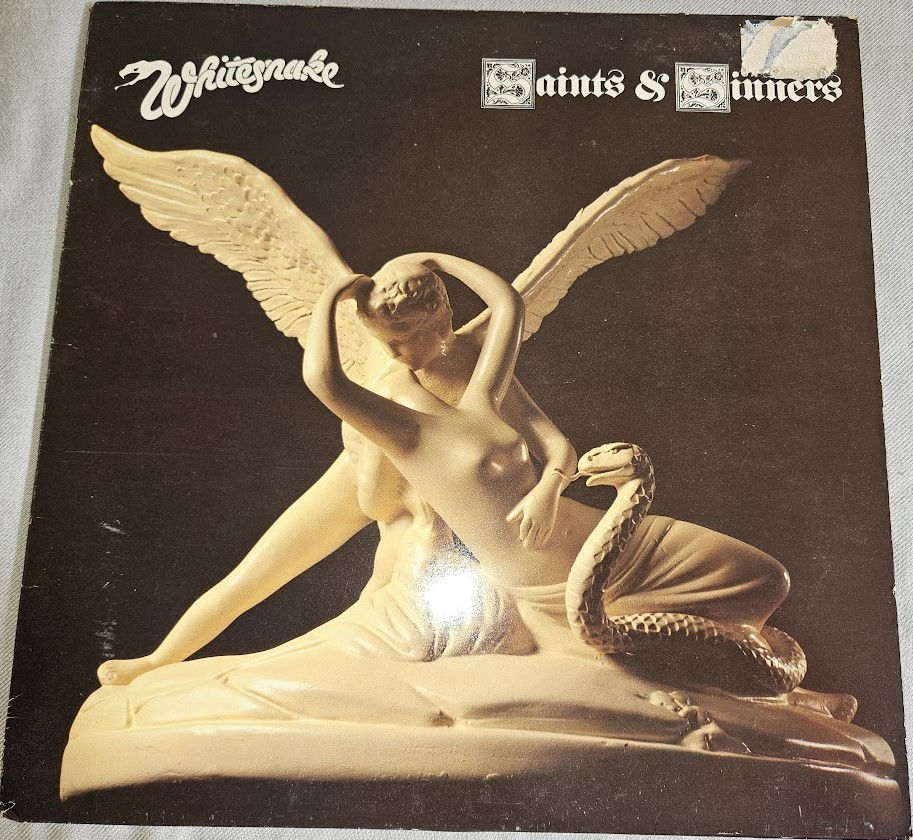 Whitesnake - Saints & Sinners (LP, Album) (Liberty, Sunburst, Liberty, Liberty)