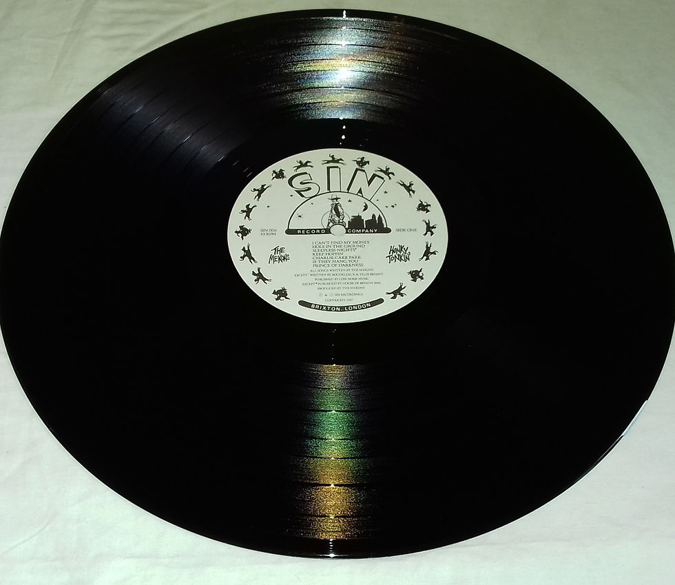 Miniatura: Mekons* - Honky Tonkin' (LP, Album) (Sin Record Company)