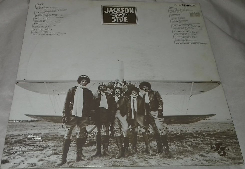 ภาพขนาดย่อ: Jackson 5ive* - Skywriter (LP, Album) (Tamla Motown)