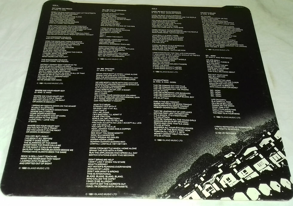 Miniatyrbild: Was (Not Was) - Was (Not Was) (LP) (ZE Records, Island Records)
