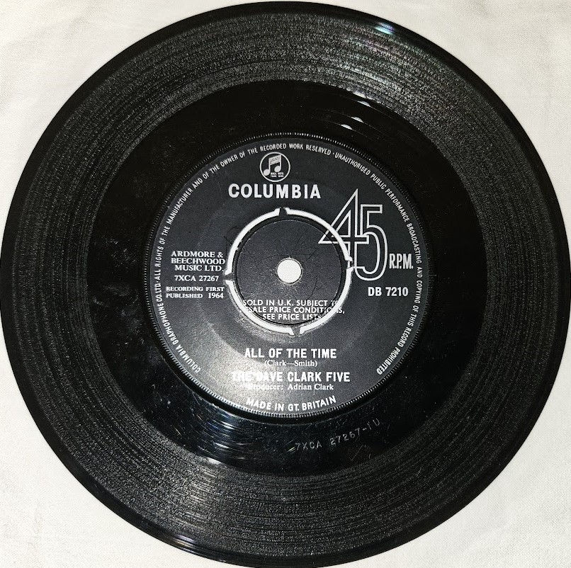 ภาพขนาดย่อ: The Dave Clark Five - Bits And Pieces (7", Single) (Columbia)