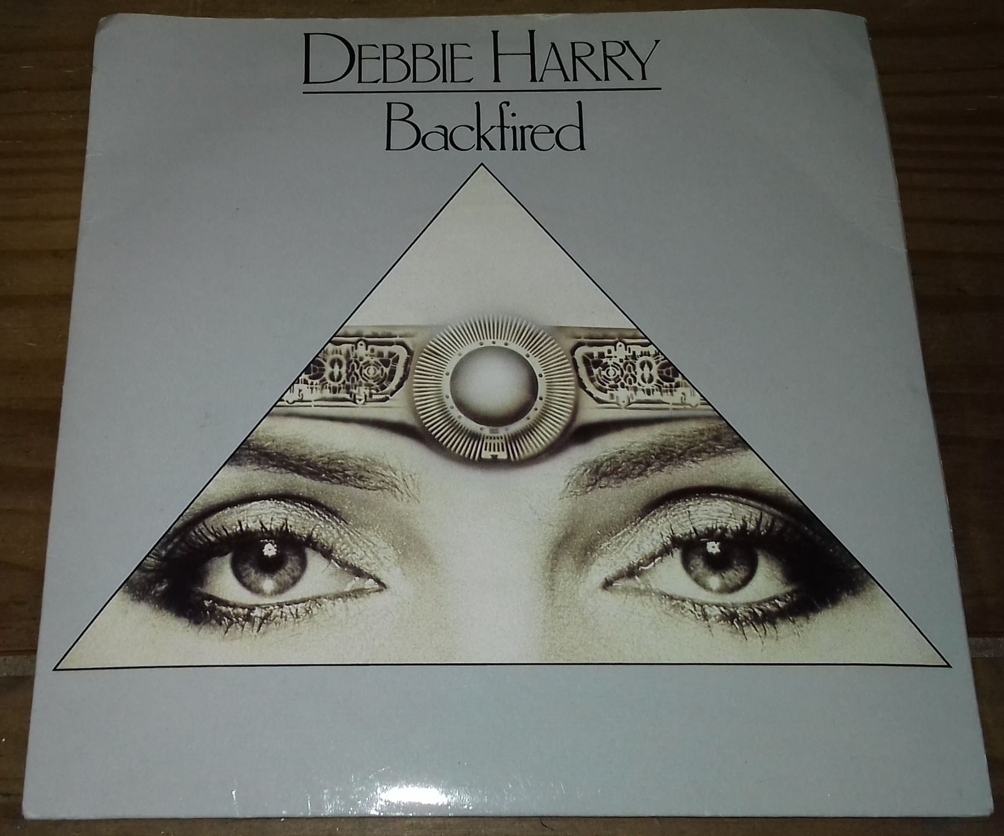 Debbie Harry* - Backfired (7", Single, Blu) (Chrysalis)