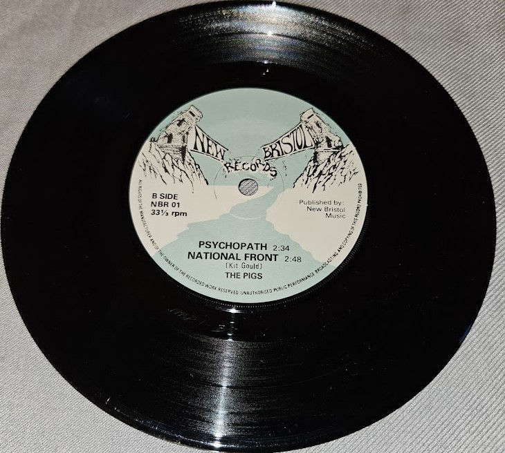 Miniatyrbild: The Pigs  - Youthanasia (7", EP) (New Bristol Records)
