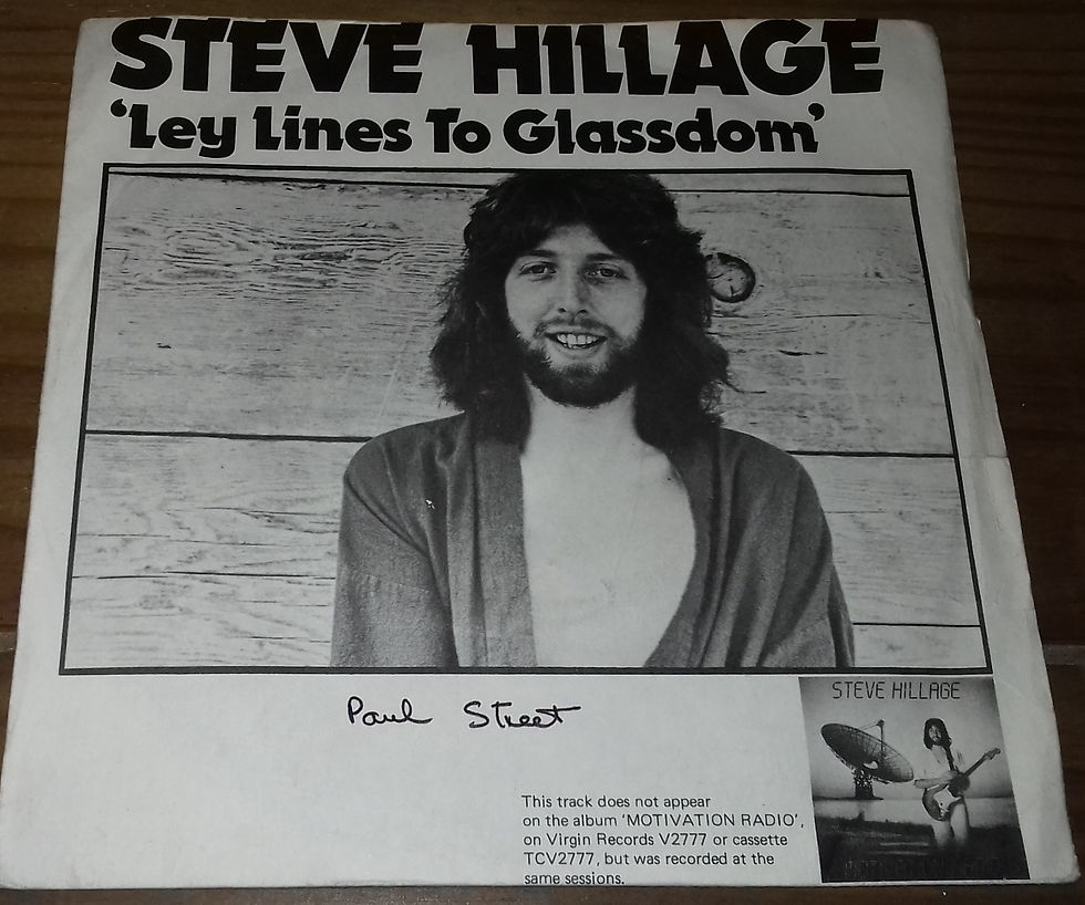Steve Hillage / Glenn Phillips - Leylines To Glassdom / Lies (7", Single) (Virgi