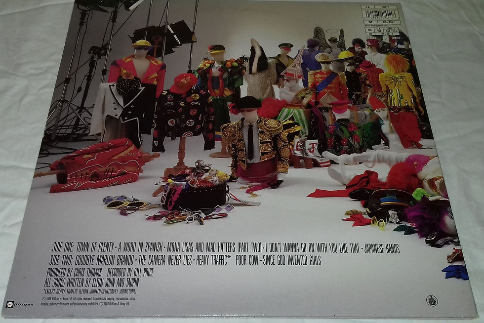 サムネイル： Elton John - Reg Strikes Back (LP, Album, Gat) (The Rocket Record Company, The R