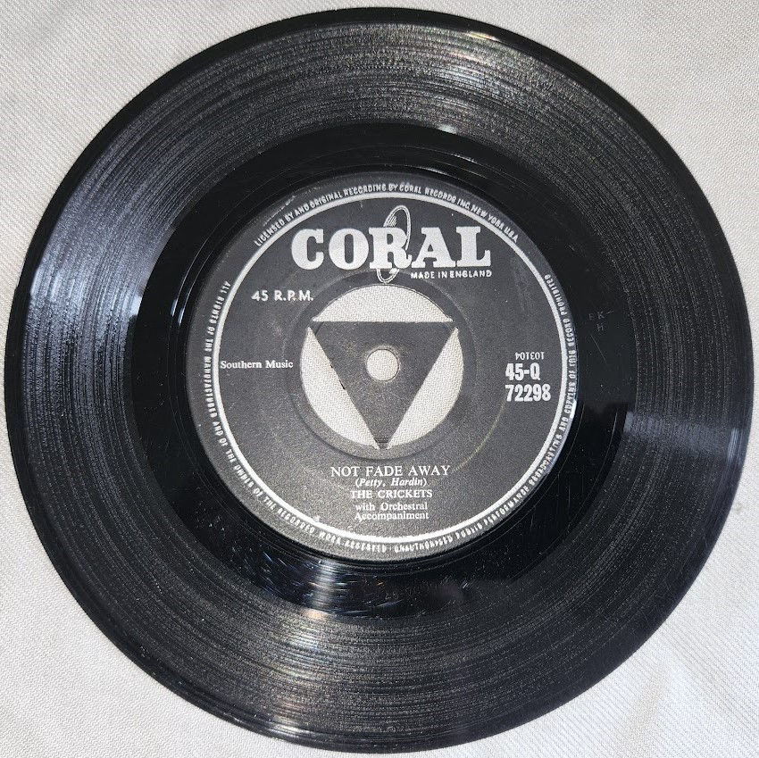 Pikkukuva: The Crickets  - Oh, Boy (7", Single, Tri) (Coral)