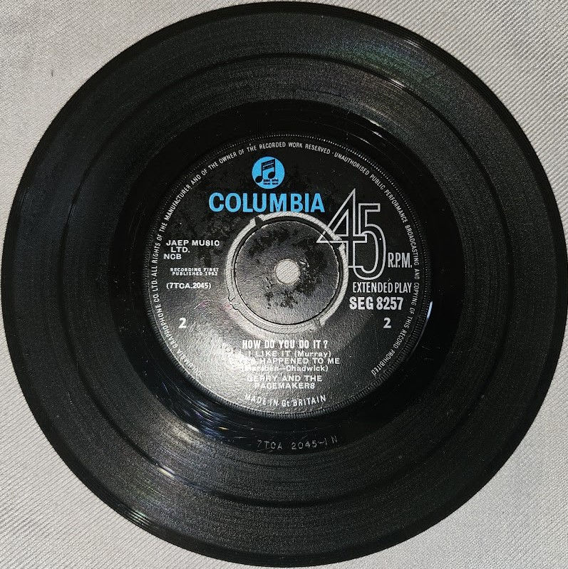 Miniaturbild: Gerry And The Pacemakers* - How Do You Do It? (7", EP, Mono, Lab) (Columbia)