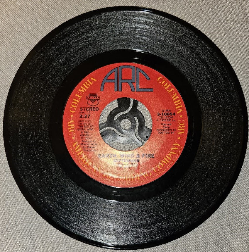 Earth, Wind & Fire - September (7", Single, Styrene, Pit) (ARC (3), Columbia)