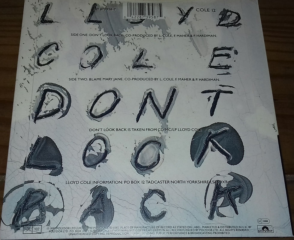 Miniatura: Lloyd Cole - Don't Look Back (7", Single) (Polydor, Polydor)