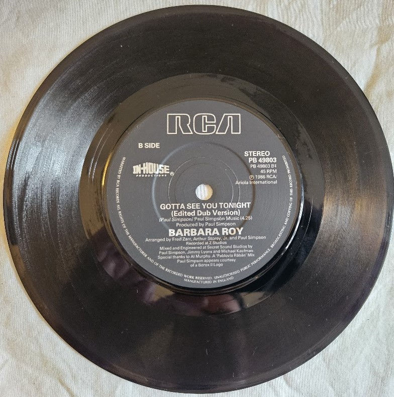 Thumbnail: Barbara Roy - Gotta See You Tonight (Dance Version) (7") (RCA)
