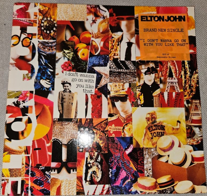 Elton John - I Don't Wanna Go On With You Like That (7", Single, EMI) (The Rocke