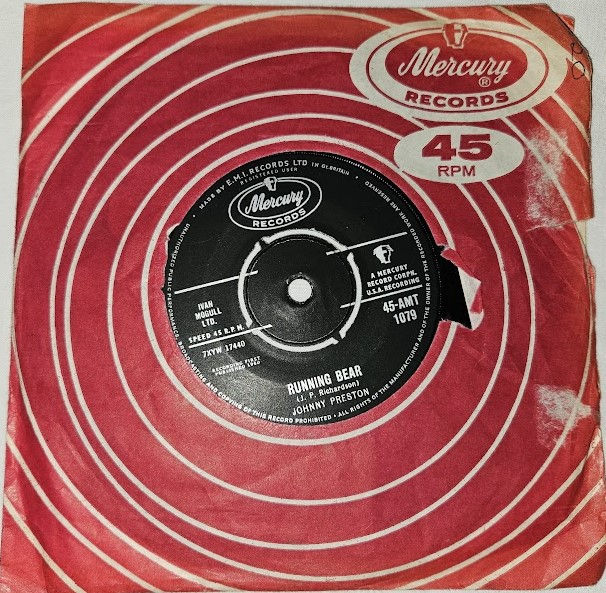 Johnny Preston - Running Bear / My Heart Knows (7", Single) (Mercury)