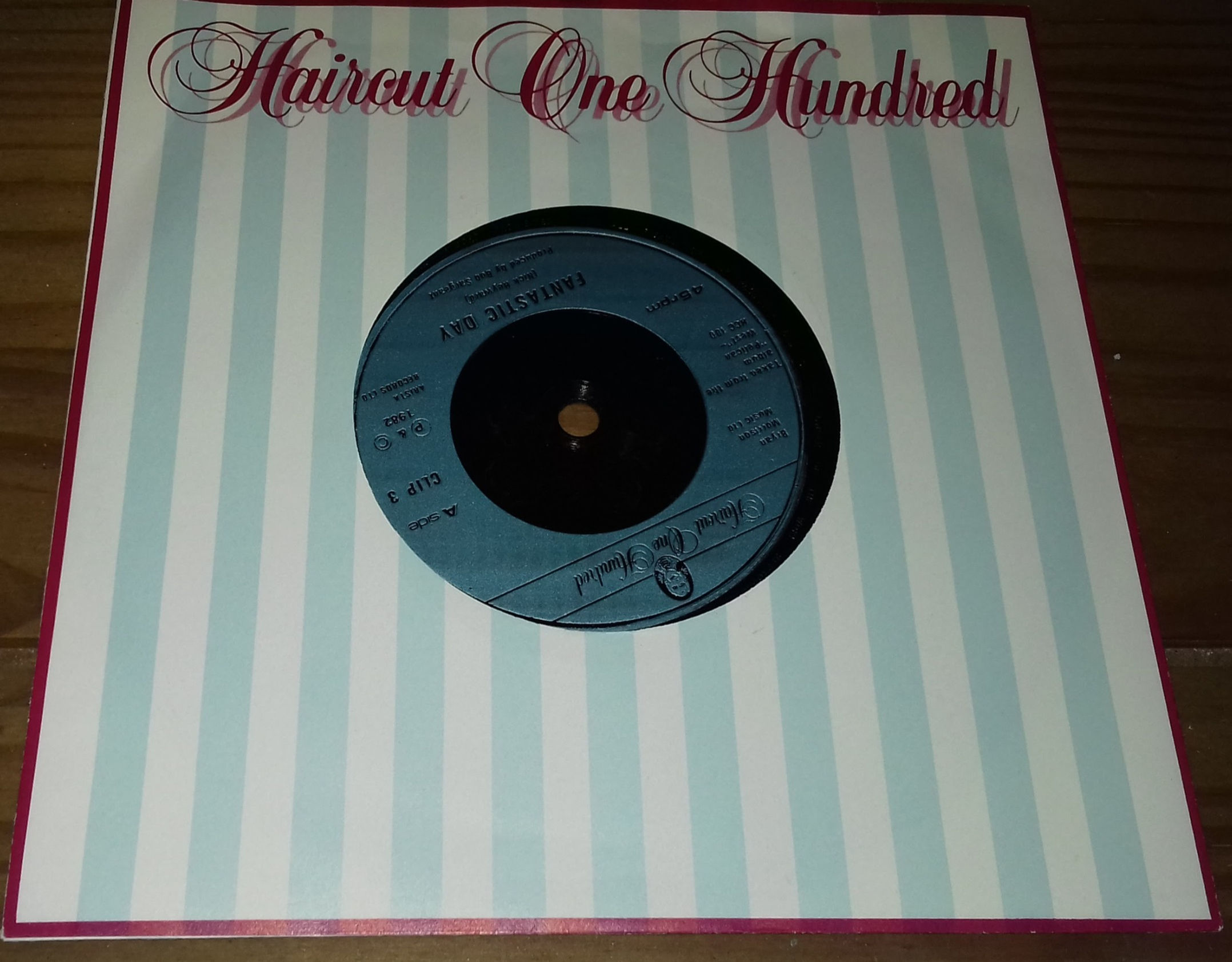 Haircut One Hundred - Fantastic Day (7", Single, Sil) (Arista)