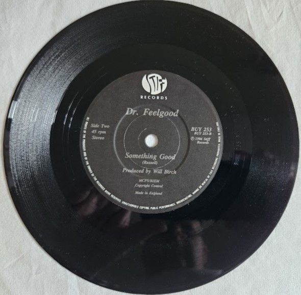 Pikkukuva: Dr. Feelgood - Don't Wait Up (7", Single) (Stiff Records)