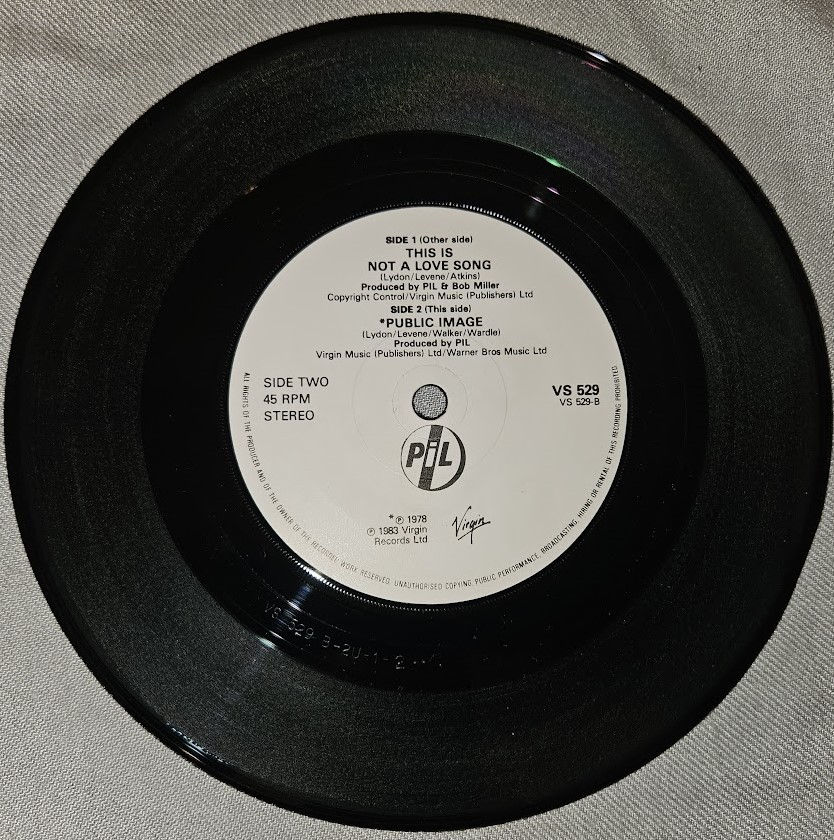 Miniatyrbild: PiL* - This Is Not A Love Song (7", Single, EMI) (Virgin)