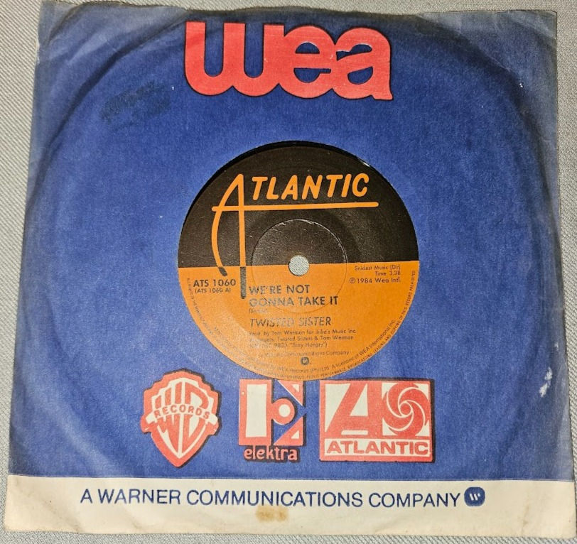 Twisted Sister - We're Not Gonna Take It (7", Single) (Atlantic)