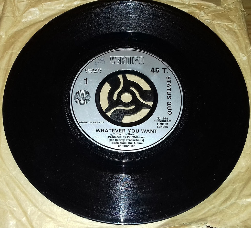 Status Quo - Whatever You Want (7", Single, Big) (Vertigo)