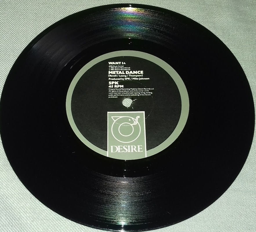 SPK - Metal Dance (7") (Desire Records)