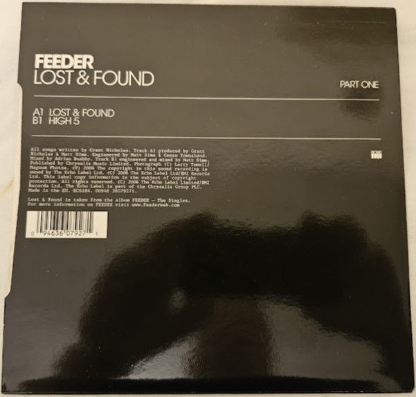 Miniatyrbild: Feeder - Lost & Found (7", Single, Ltd, Blu) (Echo, Echo)