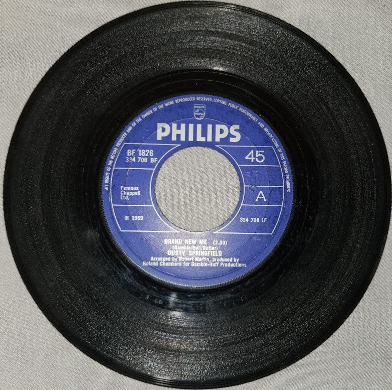 Dusty Springfield - Brand New Me (7", Single) (Philips, Philips)