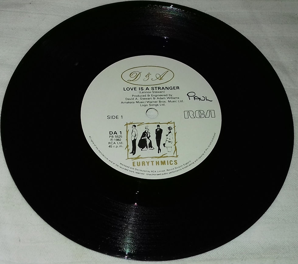 Miniaturbild: Eurythmics - Love Is A Stranger (7", Single) (RCA, RCA)