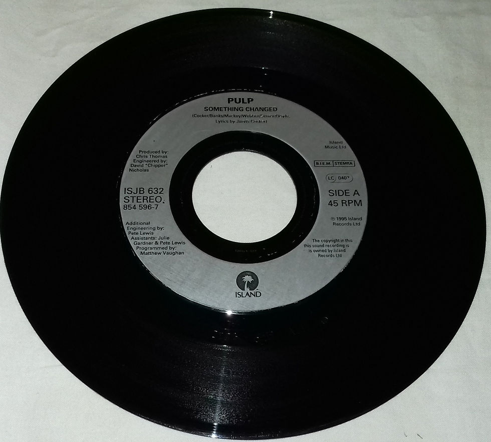 Pulp - Something Changed (7", Jukebox) (Island Records, Island Records)