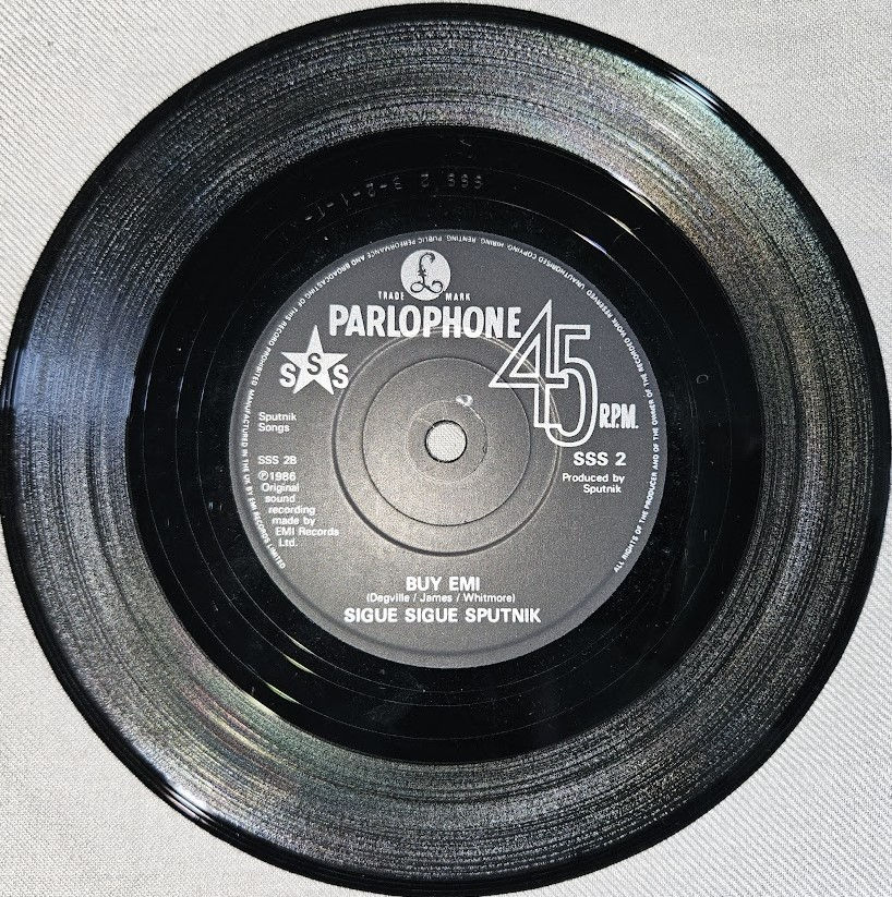 Miniaturbild: Sigue Sigue Sputnik - 21st Century Boy (7", Single, Ltd) (Parlophone)