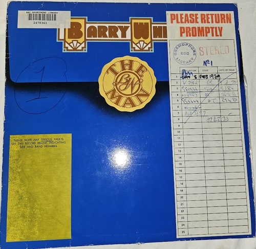 Barry White - Barry White The Man (LP, Album) (20th Century