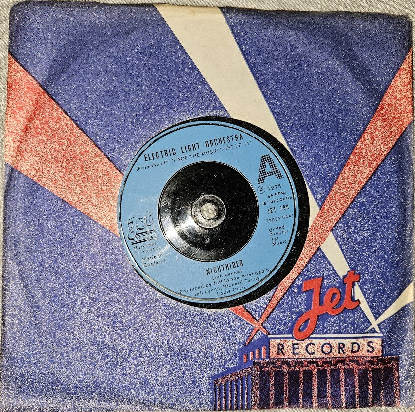 Electric Light Orchestra - Nightrider (7", Single) (Jet Records, Jet Records)