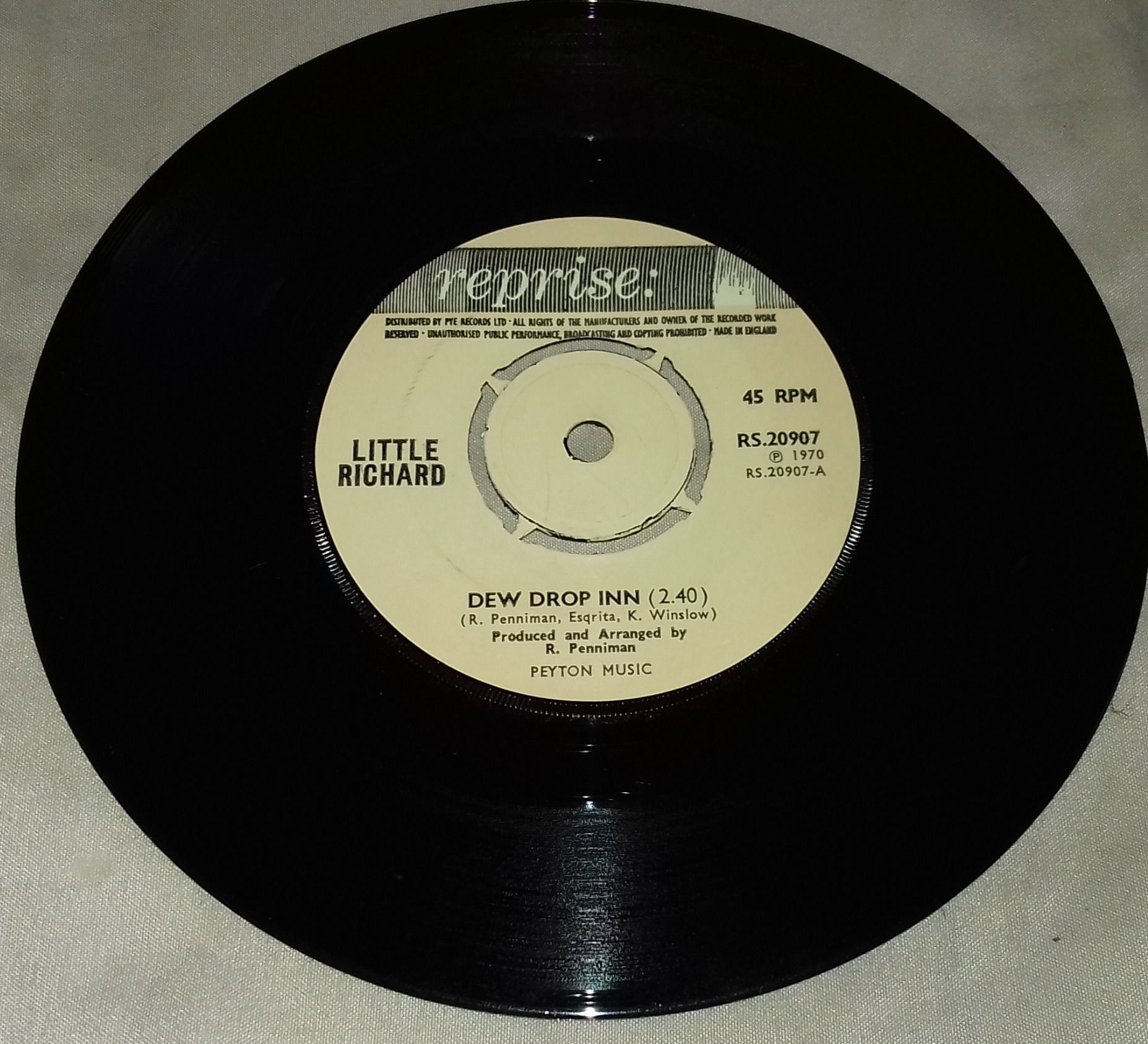 Little Richard - Dew Drop Inn / Freedom Blues (7", Single) (Reprise Records)