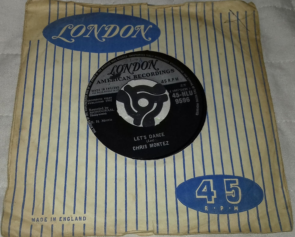 Chris Montez - Let's Dance (7") (London Records, London American Recordings)