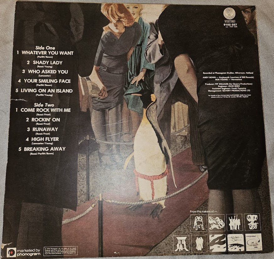 Miniatyrbild: Status Quo - Whatever You Want (LP, Album) (Vertigo)