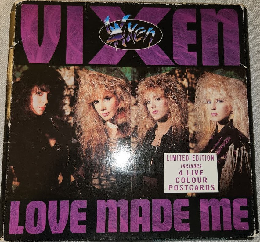 Vixen - Love Made Me (7", Single, Ltd, Bla) (EMI USA, EMI USA)