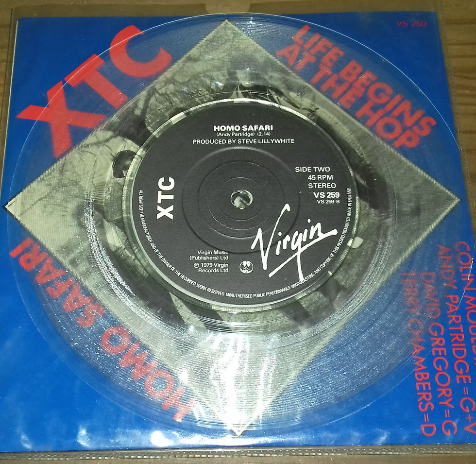 Miniature : XTC - Life Begins At The Hop (7", Single, Cle) (Virgin)