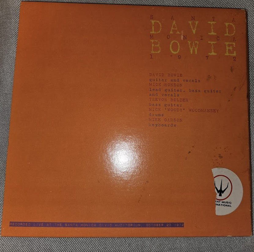 Thumbnail: David Bowie - Santa Monica 1972 (CD + 7" + Ltd, Num, P/Unofficial) (Griffin Musi