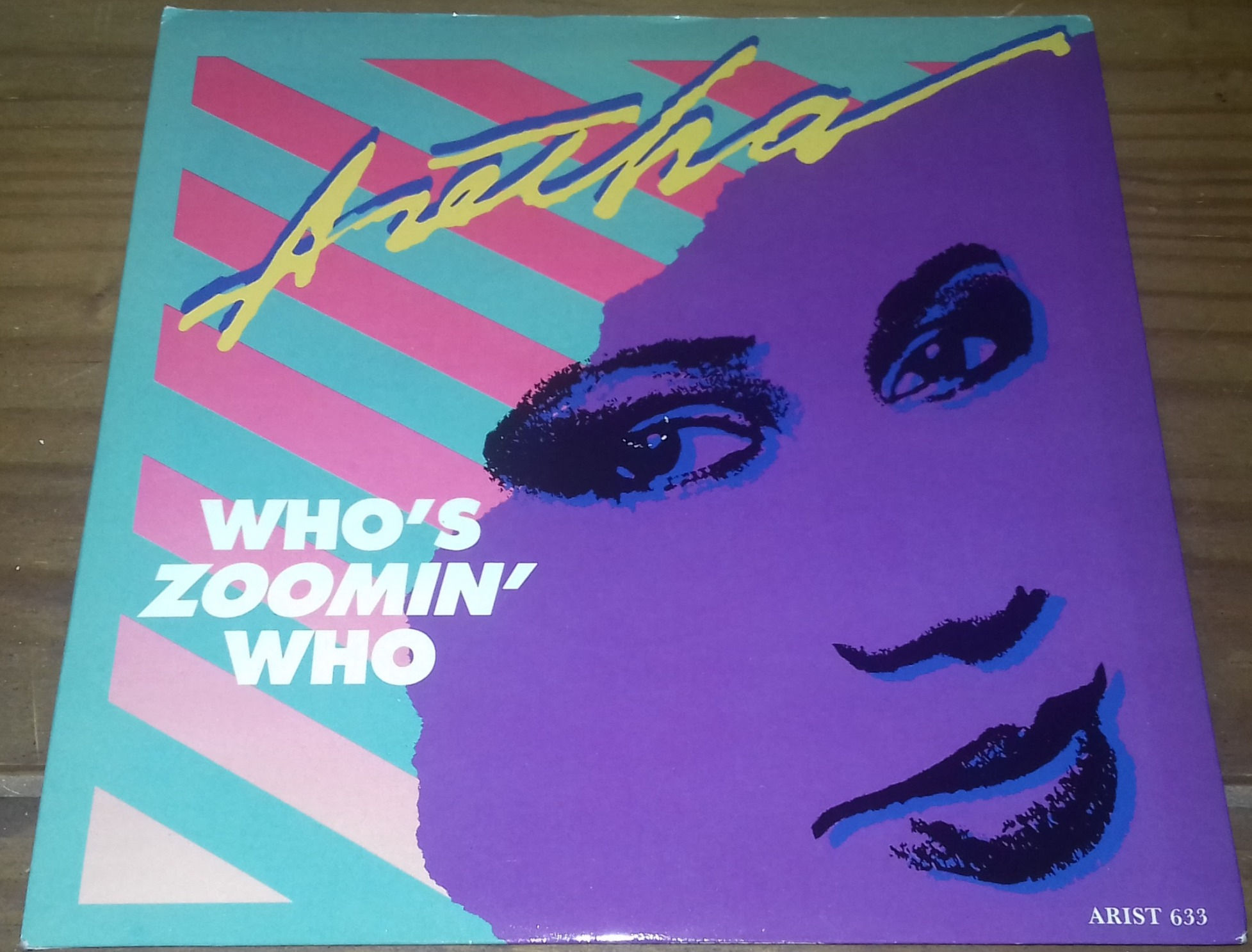 Aretha Franklin - Who's Zoomin' Who (7", Single, Glo) (Arista)