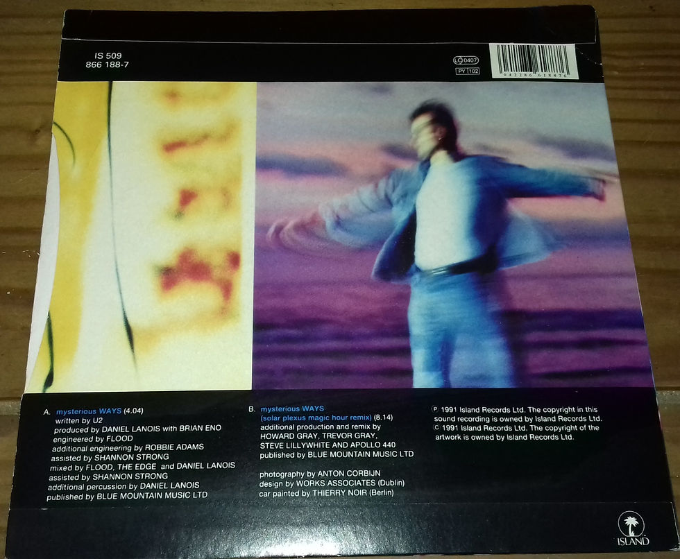 Miniaturbild: U2 - Mysterious Ways (7", Single) (Island Records, Island Records)