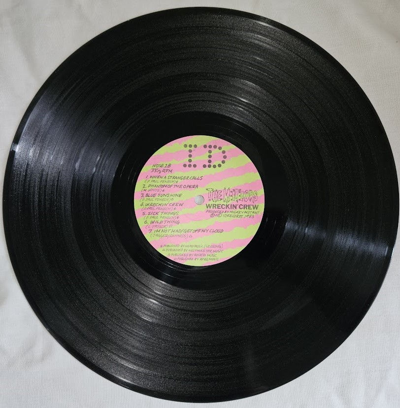 Miniature : The Meteors  - Wreckin' Crew (LP, Album) (I.D. Records, I.D. Records)