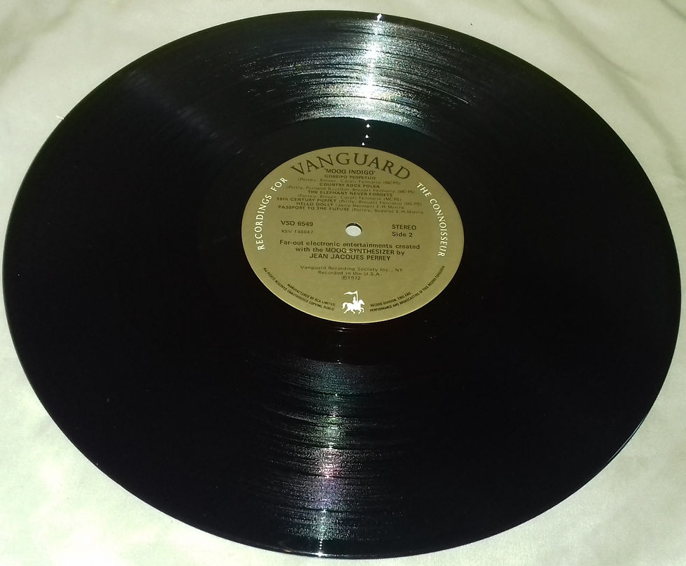 Miniaturbild: Jean-Jacques Perrey - Moog Indigo (LP, Album) (Vanguard)