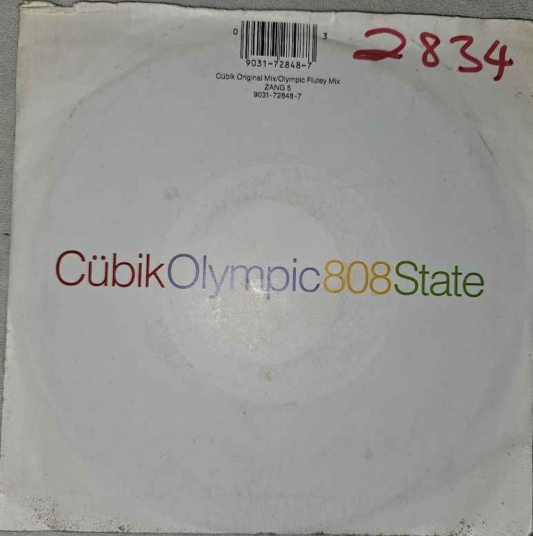 808 State - Cübik / Olympic (7", Single) (ZTT, ZTT)
