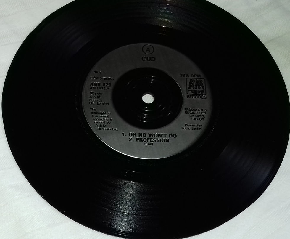 Miniatyrbild: CUD - Oh No Won't Do (7", EP + Box, Ltd, Num) (A&M Records, A&M Records)