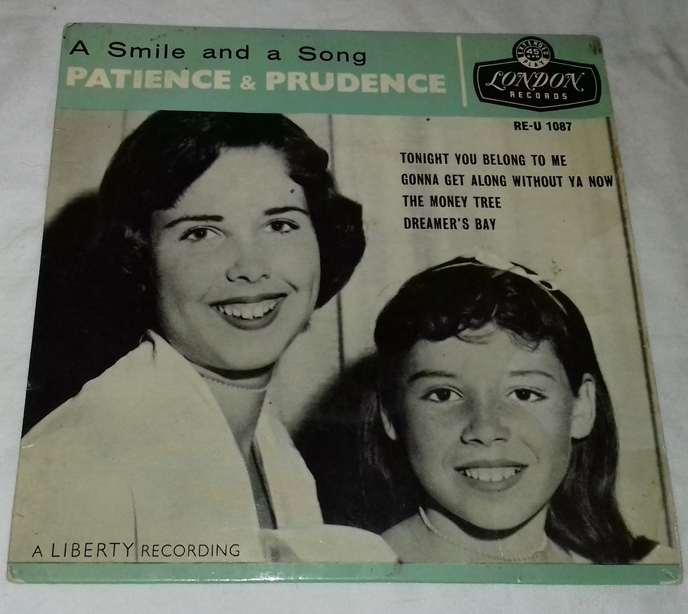 Patience & Prudence - A Smile And A Song (7", EP) (London Records)