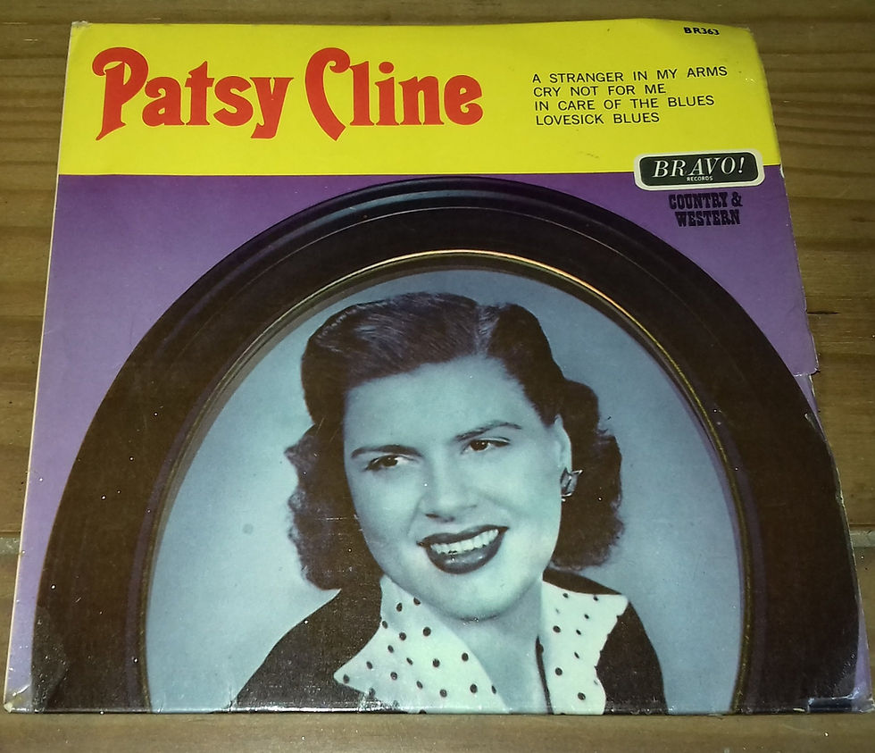 Patsy Cline - A Stranger In My Arms (7", EP) (Bravo! Records)