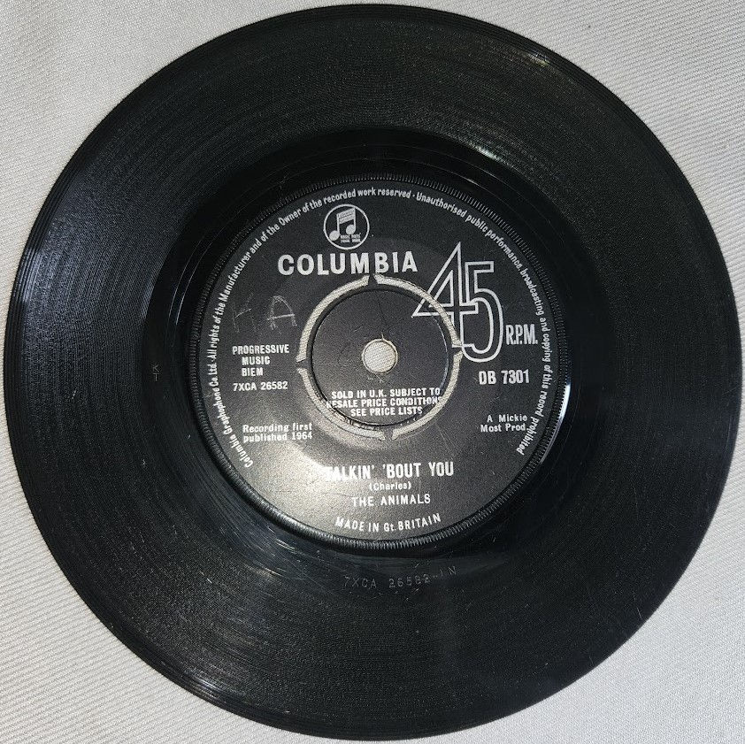 Thumbnail: The Animals - The House Of The Rising Sun (7", Single) (Columbia)