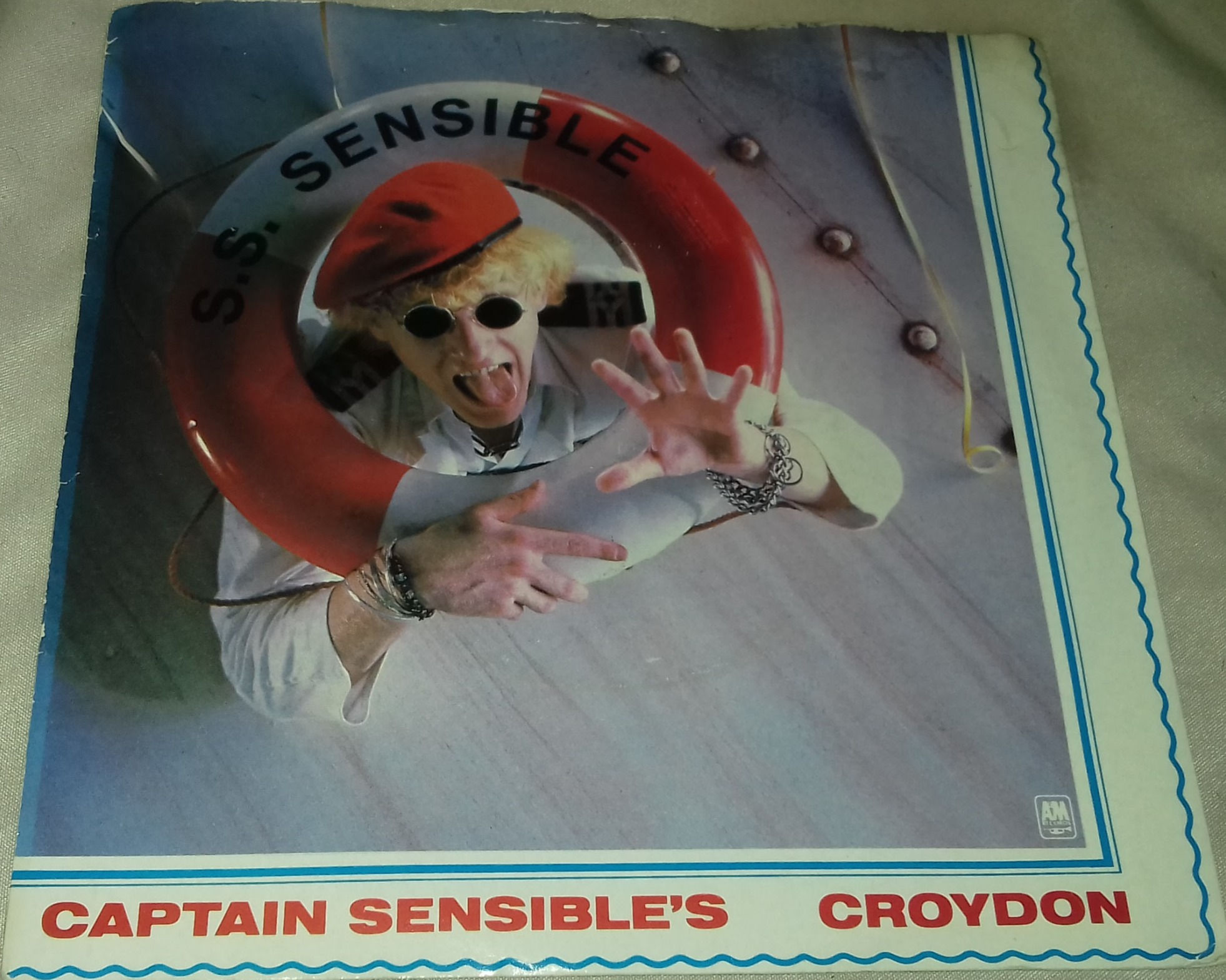 Captain Sensible - Croydon (7") (A&M Records)